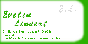 evelin lindert business card